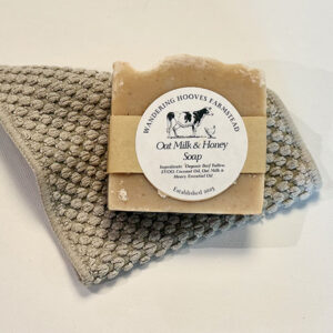 oat milk and honey soap