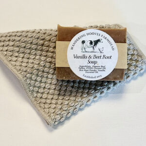 vanilla beet root soap