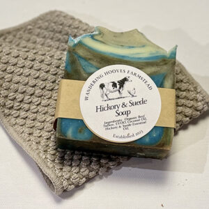 hickory suede soap single