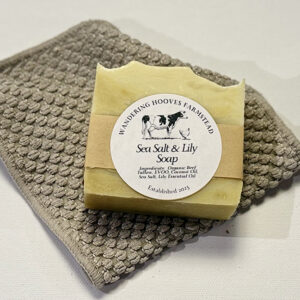 sea salt and lily soap single